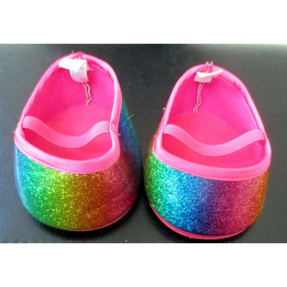 Build A Bear Workshop Slip On Rainbow Shoes